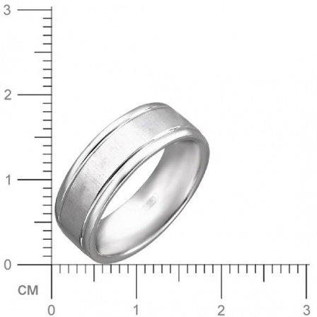 Обручальное кольцо из серебра (арт. 821714)