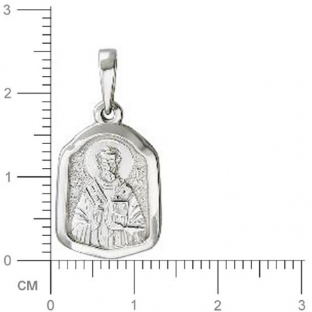 Подвеска-иконка "Николай Чудотворец" из серебра (арт. 826570)