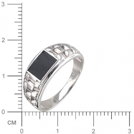 Кольцо с агатом из серебра (арт. 830819)