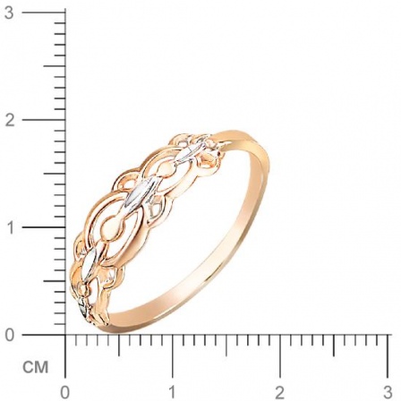 Кольцо из красного золота (арт. 832011)
