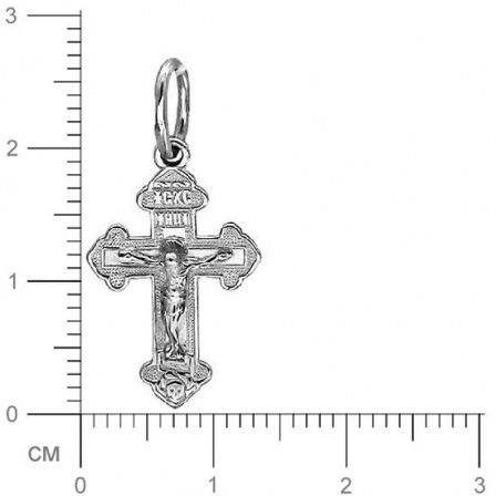 Крестик из серебра (арт. 832254)