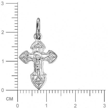 Крестик из серебра (арт. 832411)
