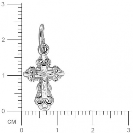 Крестик из серебра (арт. 832419)