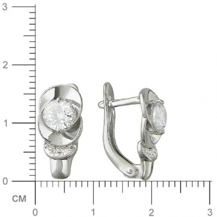 Серьги из серебра (арт. 832599)