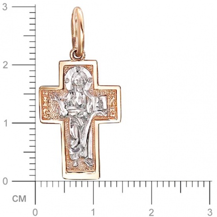 Крестик из красного золота (арт. 833526)
