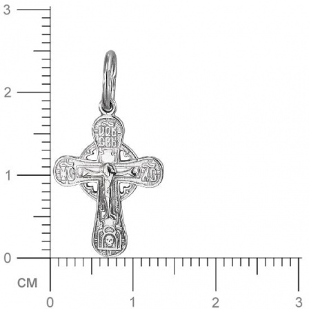 Крестик из серебра (арт. 834002)