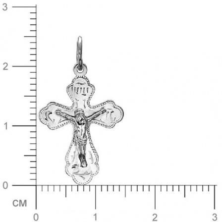 Крестик из серебра (арт. 834008)
