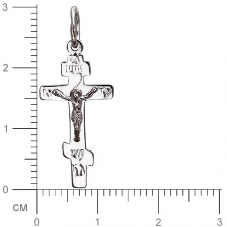 Крестик из серебра (арт. 834017)