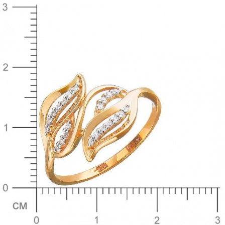 Кольцо с 1 празиолитом из белого золота (арт. 836415)