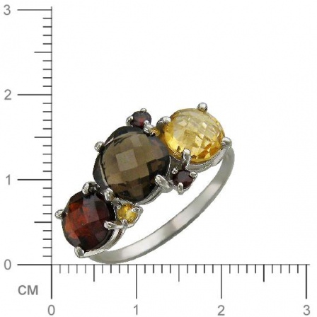 Кольцо с 38 бриллиантами из жёлтого золота (арт. 842348)