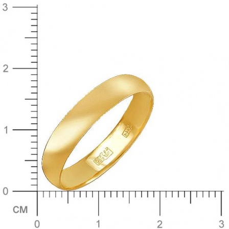 Обручальное кольцо из жёлтого золота (арт. 843022)