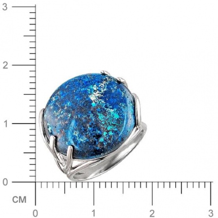 Кольцо с халцедонами из серебра (арт. 844456)