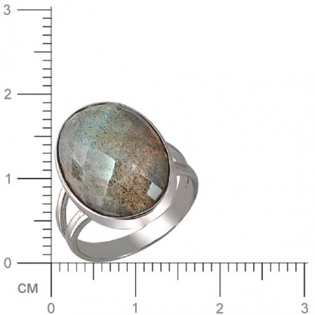 Кольцо с тигровым глазом из серебра (арт. 844459)