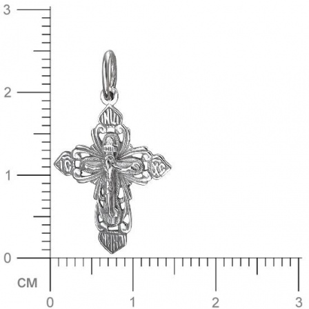 Крестик из серебра (арт. 845042)