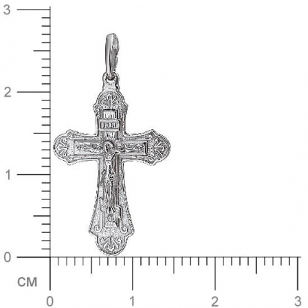Крестик из серебра (арт. 845048)