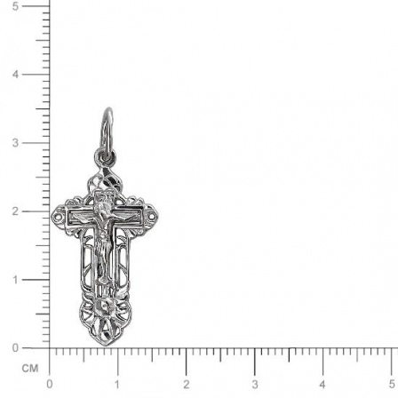 Крестик из серебра (арт. 845397)
