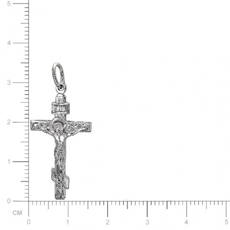 Крестик из серебра (арт. 845398)