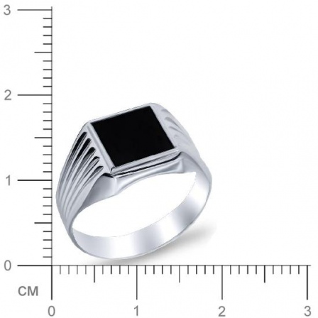 Кольцо с фианитами из серебра (арт. 904349)
