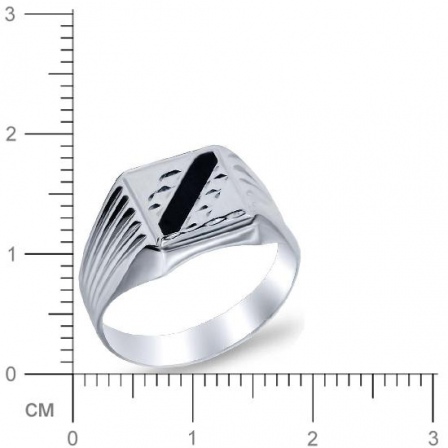 Кольцо с фианитами из серебра (арт. 904354)