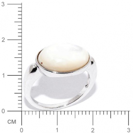 Кольцо с перламутром из серебра (арт. 904911)