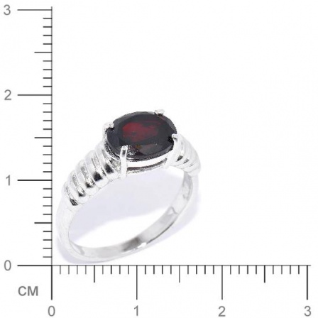Кольцо с гранатами из серебра (арт. 905134)