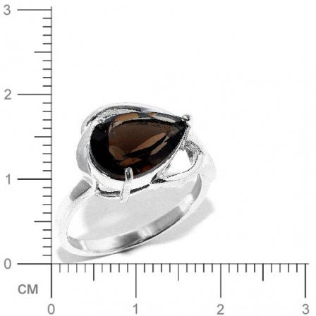 Кольцо с раухтопазами из серебра (арт. 905235)