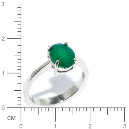 Кольцо с агатами из серебра (арт. 905269)