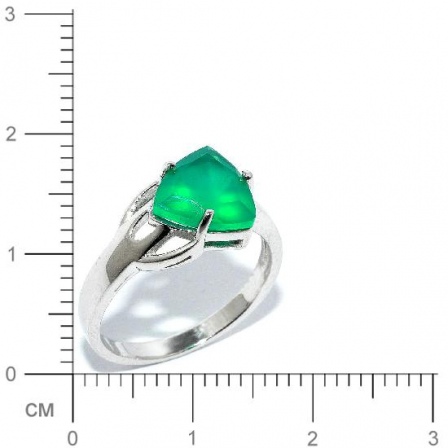 Кольцо с агатами из серебра (арт. 905278)