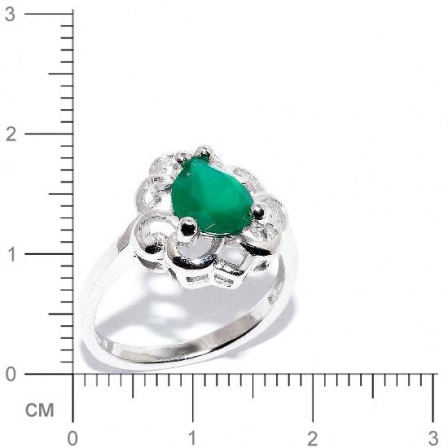 Кольцо с агатами из серебра (арт. 905628)