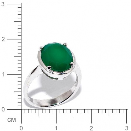 Кольцо с агатами из серебра (арт. 905707)