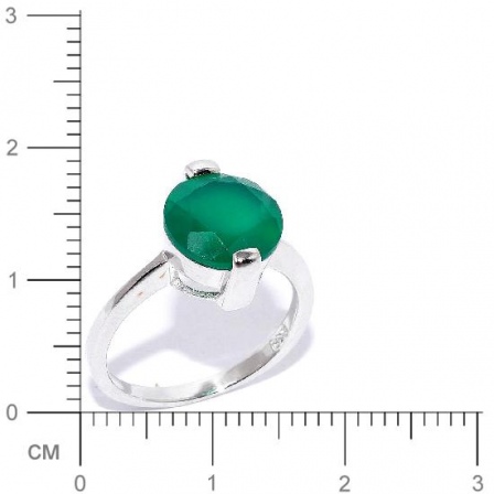 Кольцо с агатами из серебра (арт. 905741)