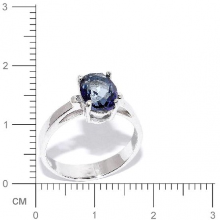 Кольцо с кварцами из серебра (арт. 905906)