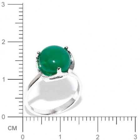 Кольцо с агатами из серебра (арт. 906182)