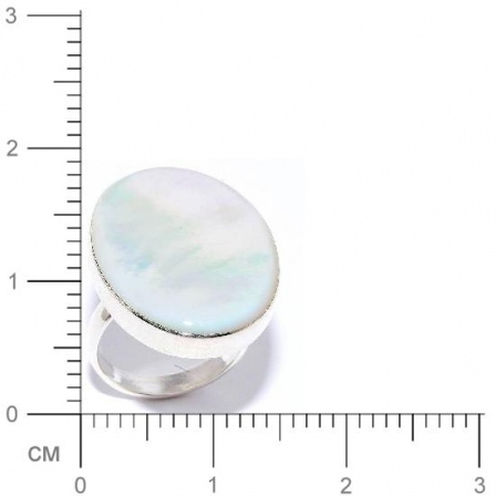 Кольцо с перламутром из серебра (арт. 907018)