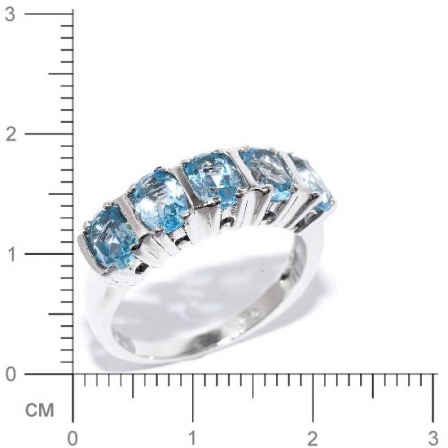 Кольцо с топазами из серебра (арт. 907426)