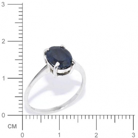 Кольцо с сапфирами из серебра (арт. 907431)