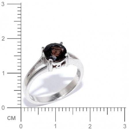 Кольцо с раухтопазами из серебра (арт. 907959)