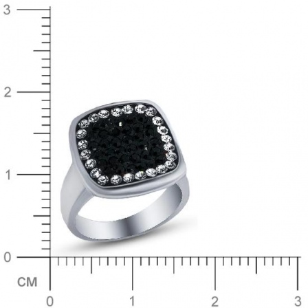 Кольцо с кристаллами swarovski из серебра (арт. 908546)