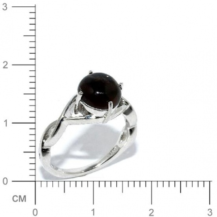 Кольцо с раухтопазами из серебра (арт. 909709)