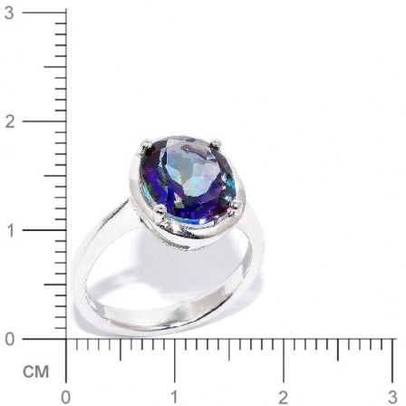Кольцо с кварцами из серебра (арт. 909750)