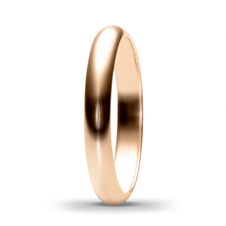 Обручальное кольцо из красного золота  (арт. 351628)