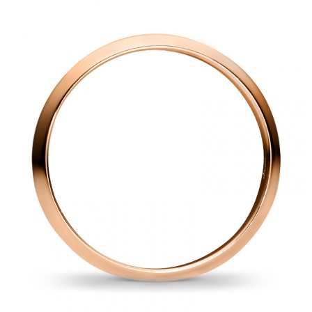 Обручальное кольцо из красного золота  (арт. 351629)
