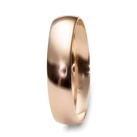 Обручальное кольцо из красного золота  (арт. 351634)