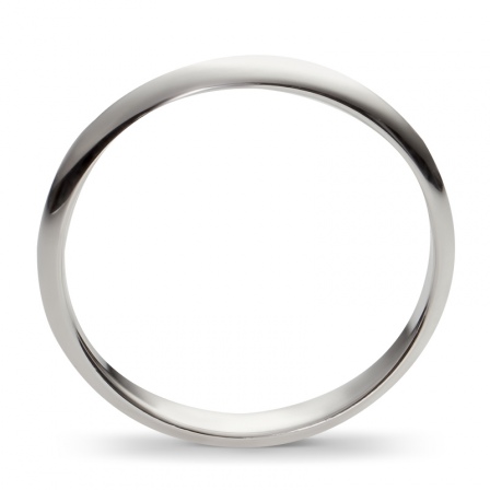 Обручальное кольцо из белого золота  (арт. 351652)
