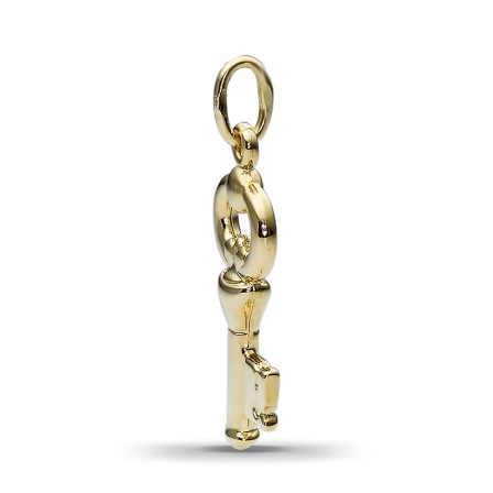 Подвеска Ключ из жёлтого золота  (арт. 351913)