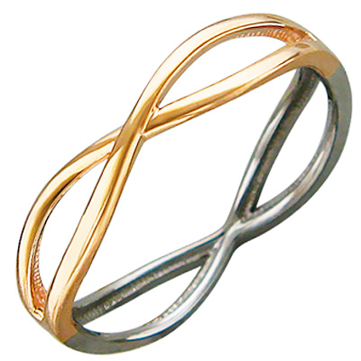 Кольцо из комбинированного золота (арт. 830071)