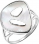 Кольцо с перламутром из серебра