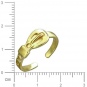 Кольцо Ремешок из желтого золота