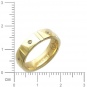 Кольцо с бриллиантами из желтого золота