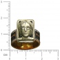 Печатка Джон Ленон с 280 бриллиантами из комбинированного золота